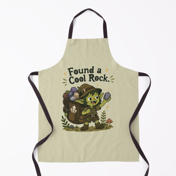 Item preview, Found a Cool Rock Funny Goblin Rockhound Sticker Cute Geology Crystal Collector Gift designed and sold by SimplePoDesign.