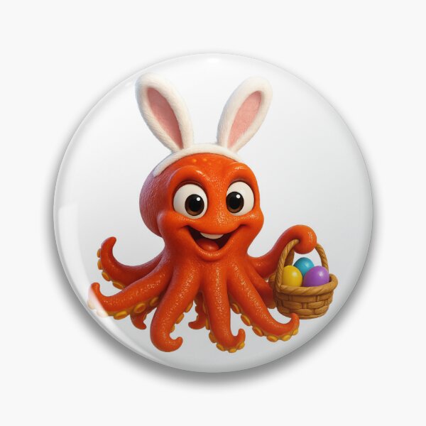 Item preview, Easter Atlantic Pygmy Octopus designed and sold by Sillytoe.