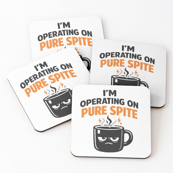 Item preview, I'm Operating On Pure Spite Coffee designed and sold by Double2xAs.