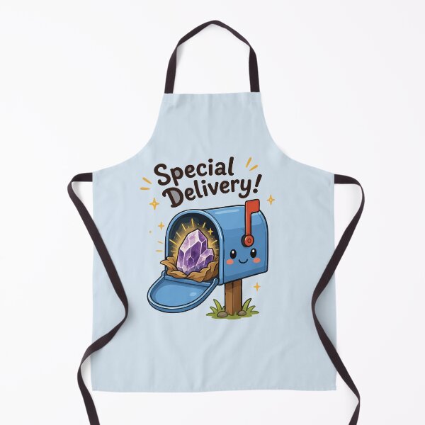 Item preview, Special Delivery Funny Crystal Mailbox Sticker Cute Rockhound Geology Collector Gift designed and sold by SimplePoDesign.