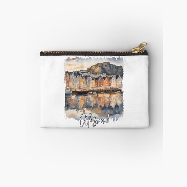 Item preview, Watercolor of Alesund, Alesund Norway designed and sold by Dressyourflag.