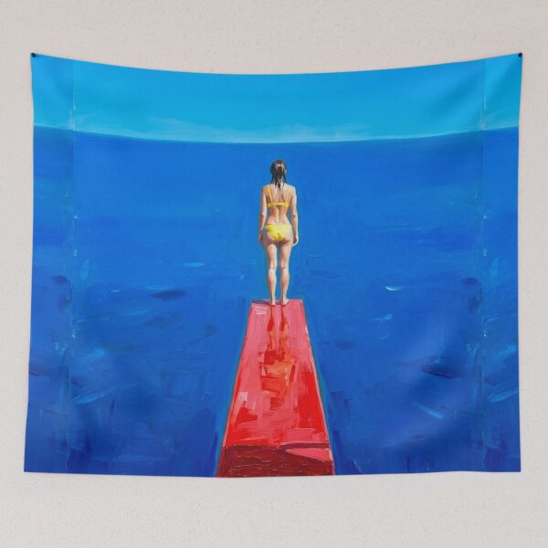 Item preview, Summer's Edge – Modern Mediterranean Coastal Wall Art. By Carraann designed and sold by CARRAANN.