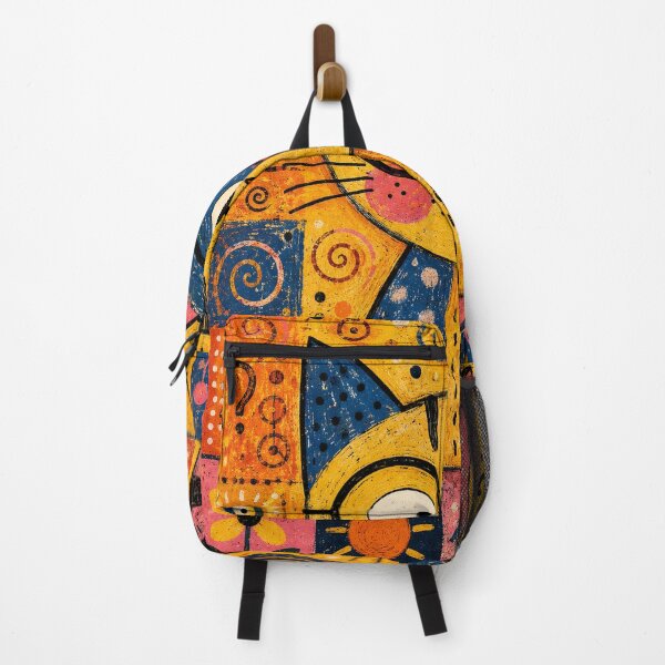 Item preview, Whimsical Folk Art Curious Cat designed and sold by Rohan132.