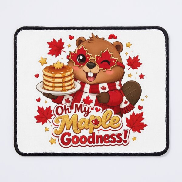 Item preview, Canadian Beaver with Maple Pancakes designed and sold by Snurly.