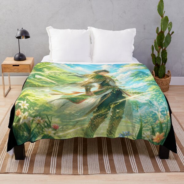 Item preview, Fantasy Forest Guardian Anime Nature Art | Magical Green Warrior | Dreamy Woodland Adventure Illustration designed and sold by DervoTeck2767.
