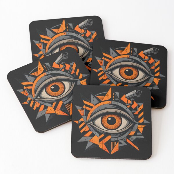 Item preview, Adversarial Surveillance Counter-Culture - Dazzle Eye Art designed and sold by Uglyandcute.