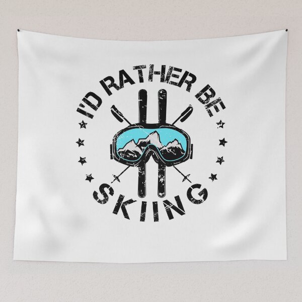 Item preview, I'd Rather Be Skiing designed and sold by jaygo.