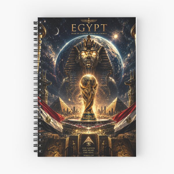 Item preview, Egypt's World Cup Dream – Cosmic Pharaoh Legacy designed and sold by UniverseShade.