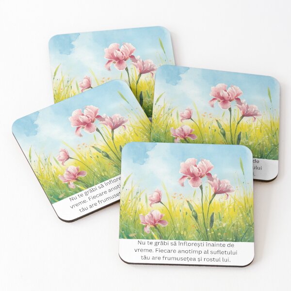 Item preview, Floral Inspiration with Romanian Text designed and sold by andreavlad.