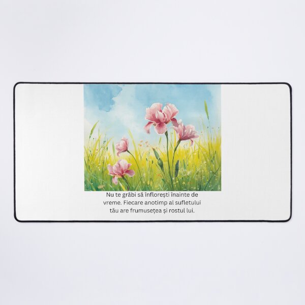 Item preview, Floral Inspiration with Romanian Text designed and sold by andreavlad.