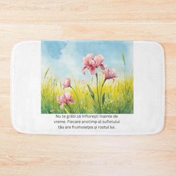 Item preview, Floral Inspiration with Romanian Text designed and sold by andreavlad.