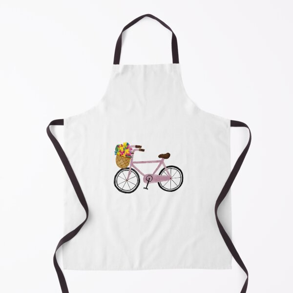 Item preview, Pink Floral Bicycle Watercolor Illustration designed and sold by Sela Art .