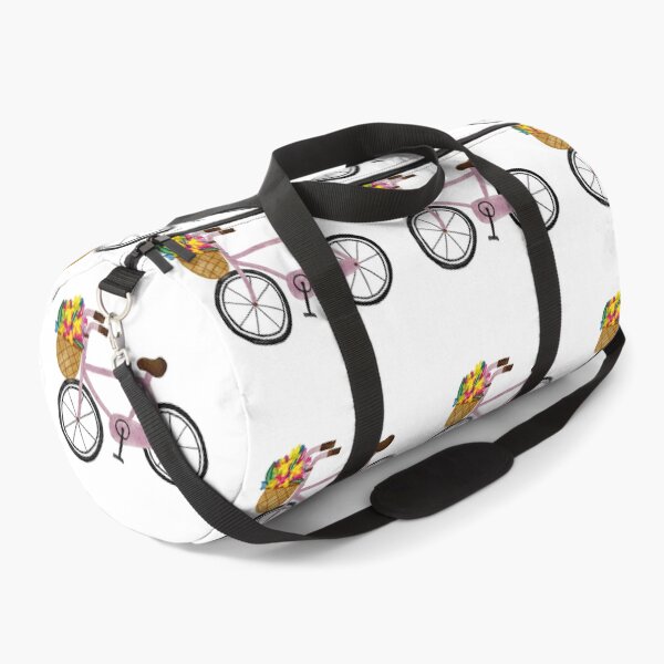 Item preview, Pink Floral Bicycle Watercolor Illustration designed and sold by سله أرت.