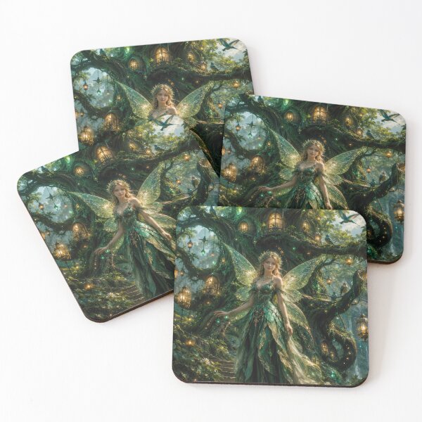 Item preview, Emerald Tree Fairy designed and sold by jgvisualarts.