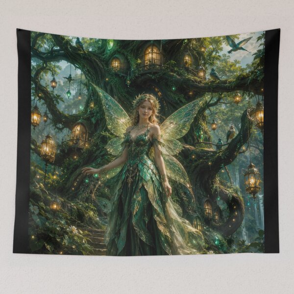 Item preview, Emerald Tree Fairy designed and sold by jgvisualarts.
