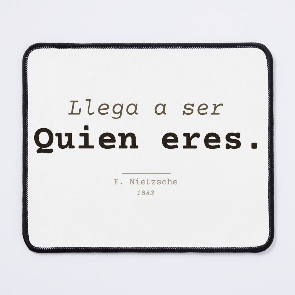 Item preview, Become who you are Nietzsche minimalist Claro Spanish designed and sold by Will-to-Power.