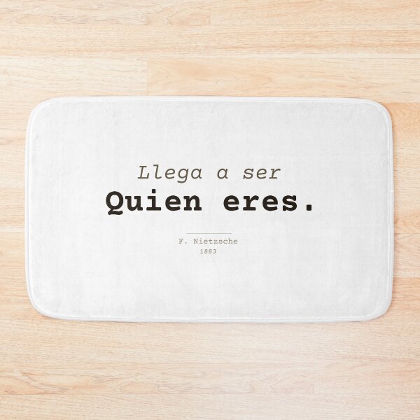 Item preview, Become who you are Nietzsche minimalist Claro Spanish designed and sold by Will-to-Power.