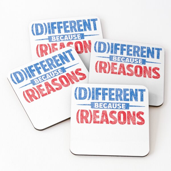 Item preview, Different Because Reasons Funny Political Satire designed and sold by extrisiceye.