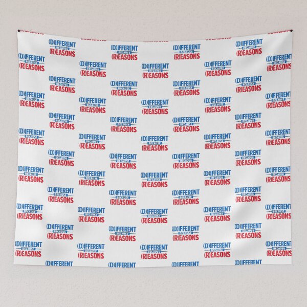 Item preview, Different Because Reasons Funny Political Satire designed and sold by extrisiceye.