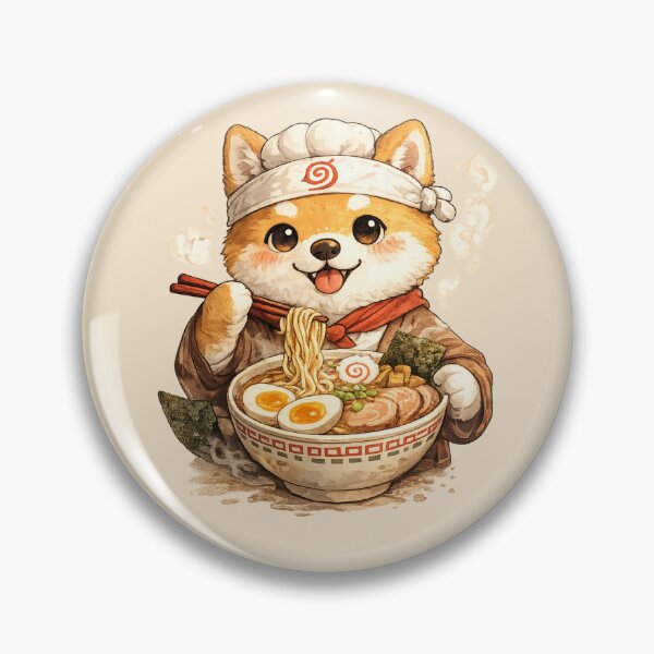 Item preview, Kawaii Shiba Inu Ramen designed and sold by HapaHara.