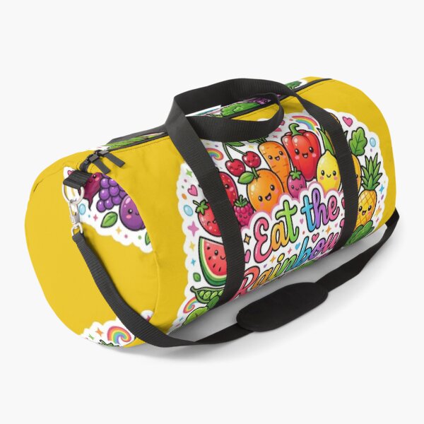 Item preview, Eat the Rainbow Kawaii Fruits & Vegetables Sticker | Cute Healthy Food Cartoon | Vegan Rainbow Design designed and sold by Bhaskar Digital Art.