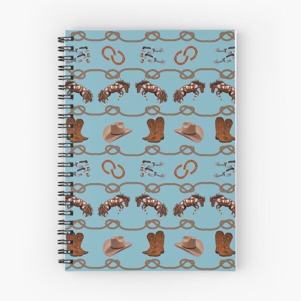 Item preview, Country Western Wild Horse Roundup Teal Blue  designed and sold by Phat Dog Designs .