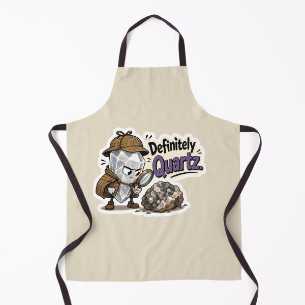 Item preview, Definitely Quartz Funny Rockhound Sticker Crystal Geology Mineral Collector Gift designed and sold by SimplePoDesign.