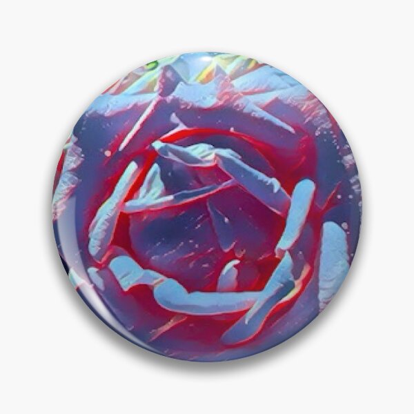Item preview, Electric Neon Blue Rose Digital Painting Art designed and sold by BalkanBloom.