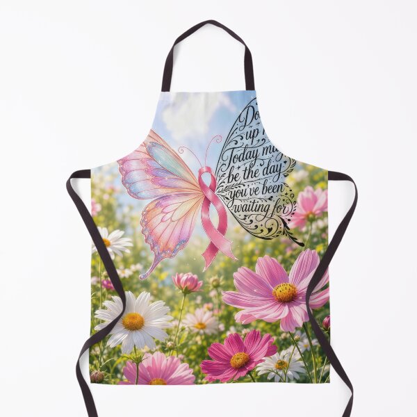 Item preview, Pink Ribbon Butterfly with Inspirational Text designed and sold by Maria Dryfhout.