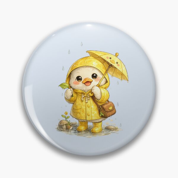 Item preview, Cute Duck Rainy Day designed and sold by HapaHara.