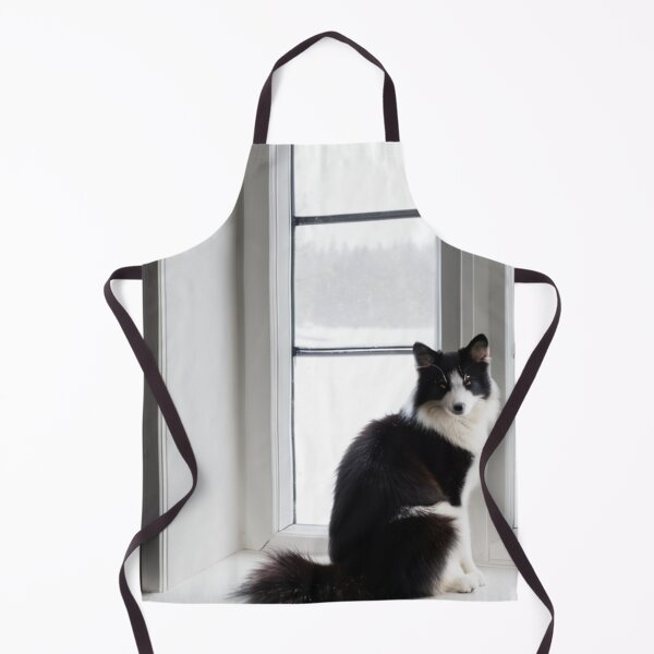 Artikelvorschau, Animals - Contemplative Black and White Cat, Serenity at the Window entworfen und verkauft von World-Pets.