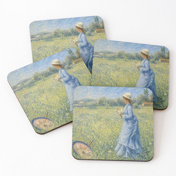 Item preview, Pierre-Auguste Renoir - Woman Picking Flowers, 1872. designed and sold by RickE.
