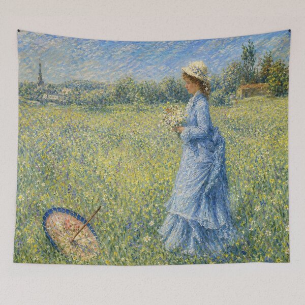 Item preview, Pierre-Auguste Renoir - Woman Picking Flowers, 1872. designed and sold by RickE.