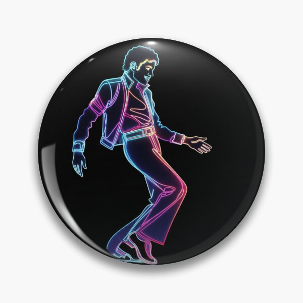 Item preview, Neon Dance Legend Silhouette Sticker Art designed and sold by ExploreAura Studio.