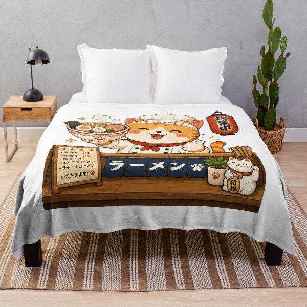 Item preview, Cute Cat Eating Ramen Funny Kawaii Japanese Noodles designed and sold by AMICO77.