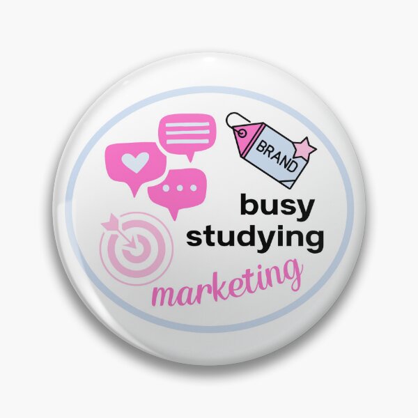 Item preview, Busy Studying Marketing designed and sold by SB Creative.