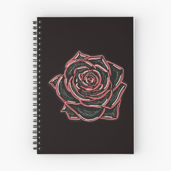 Item preview, Black Rose with Neon Red Highlights designed and sold by Olenka.