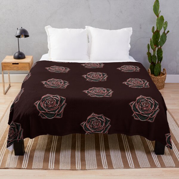 Item preview, Black Rose with Neon Red Highlights designed and sold by Olenka.