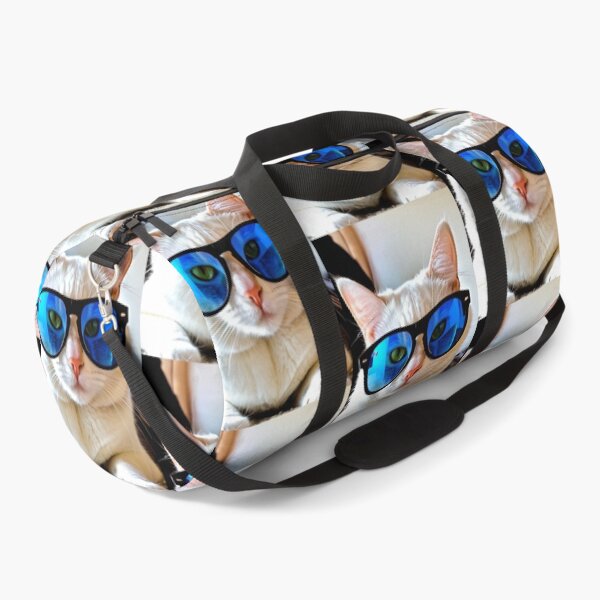 Item preview, Animals - Cool White Cat, Relaxed Attitude and Mirror Sunglasses designed and sold by World-Pets.