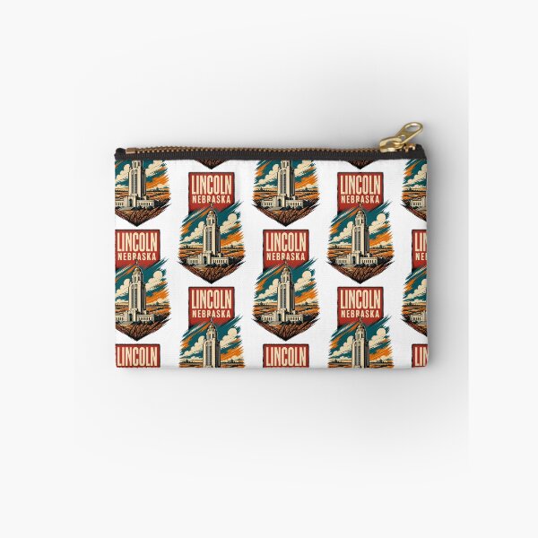 Item preview, Lincoln, Nebraska USA Vintage Travel Tourism Art designed and sold by TravelersGems.
