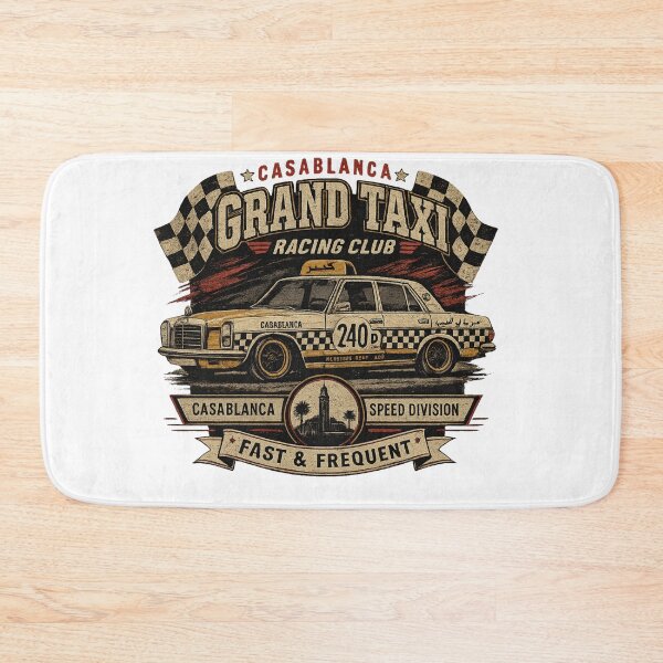 Item preview, Casablanca Grand Taxi Racing Club Vintage Morocco Streetwear designed and sold by Mafiazilla.