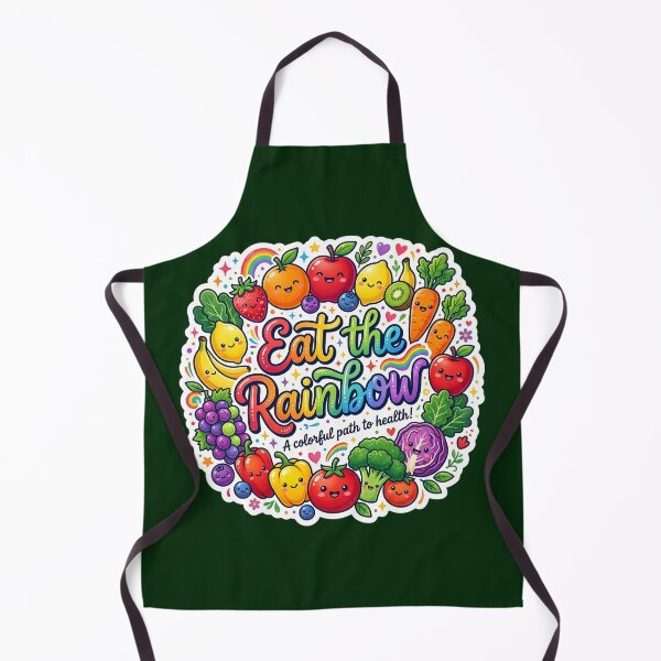 Item preview, Eat the Rainbow – A Colorful Path to Health | Cute Kawaii Fruits & Vegetables Sticker | Healthy Food Rainbow Design designed and sold by Bhaskar Digital Art.
