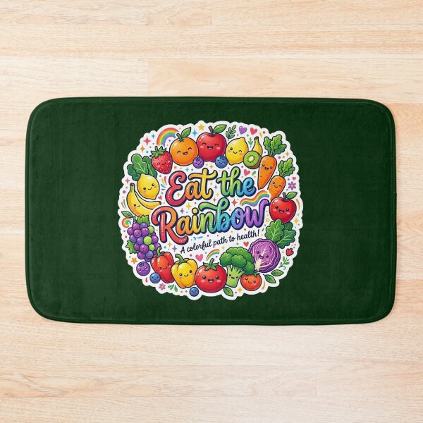 Item preview, Eat the Rainbow – A Colorful Path to Health | Cute Kawaii Fruits & Vegetables Sticker | Healthy Food Rainbow Design designed and sold by Bhaskar Digital Art.