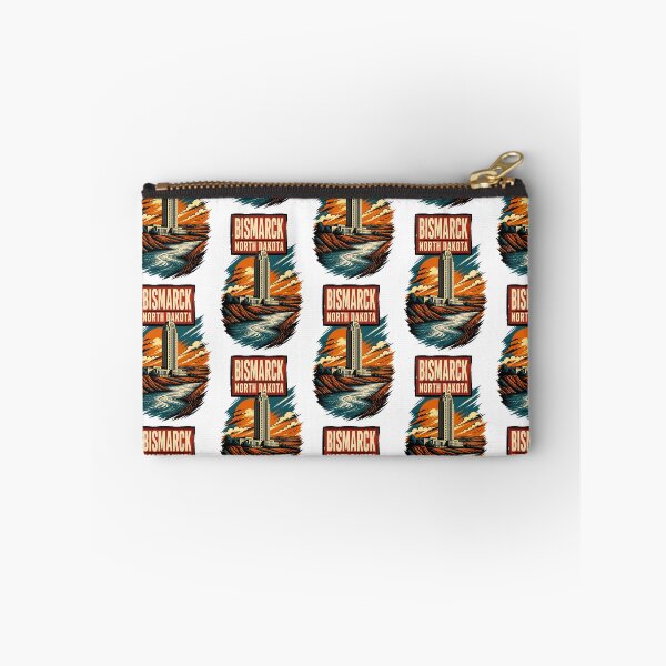 Item preview, Bismarck, North Dakota USA Vintage Travel Tourism Art designed and sold by TravelersGems.