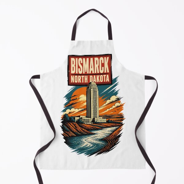 Item preview, Bismarck, Dakota del Norte, EE. UU. Arte de viajes y turismo vintage designed and sold by TravelersGems.