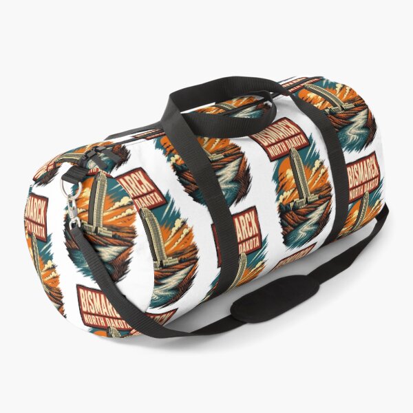 Item preview, Bismarck, North Dakota USA Vintage Travel Tourism Art designed and sold by TravelersGems.