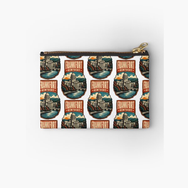Item preview, Frankfort, Kentucky USA Vintage Travel Tourism Art designed and sold by TravelersGems.