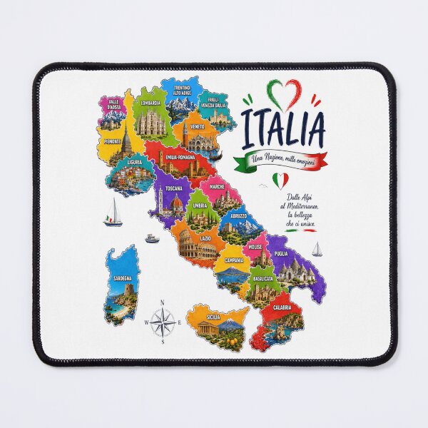 Item preview, Italia - le 20 regioni. Illustrate con monumenti iconici designed and sold by RipantinaFantasy .
