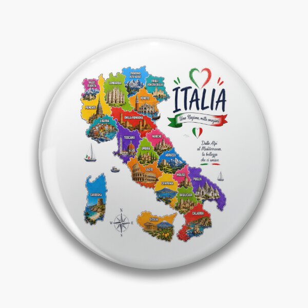 Item preview, Italia - le 20 regioni. Illustrate con monumenti iconici designed and sold by RipantinaFantasy .