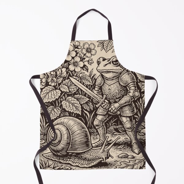 Item preview, Frog Knight & Snail Unhinged Weirdcore Floral Medieval designed and sold by Y-Vibes.